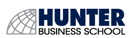 Hunter Business School logo
